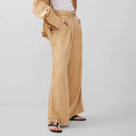 Load image into Gallery viewer, French Connection Elkie Twill Trousers - Biscotti
