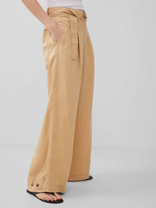 French Connection Elkie Twill Trousers - Biscotti