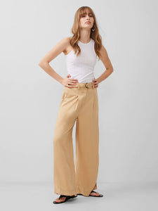 French Connection Elkie Twill Trousers - Biscotti