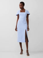 Load image into Gallery viewer, French Connection Echo Crepe Midi Dress - Cashmere Blue
