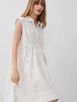 Load image into Gallery viewer, French Connection Rhodes Poplin Stripe Shirt Dress - White/Cashmerestripe
