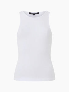 French Connection Rassia Sheryle Ribbed Tank Top - White