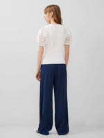 Load image into Gallery viewer, French Connection Rosana Agnes Broderie T-Shirt - Linen White
