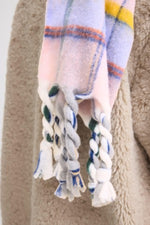 Load image into Gallery viewer, Ichi Bright Checked Scarf
