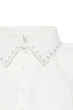 Load image into Gallery viewer, ICHI Embellished Collar - Cloud Dancer
