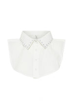 Load image into Gallery viewer, ICHI Embellished Collar - Cloud Dancer
