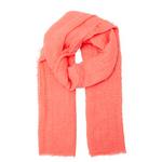 Load image into Gallery viewer, ICHI Spring Lightweight Scarf - Hot Coral
