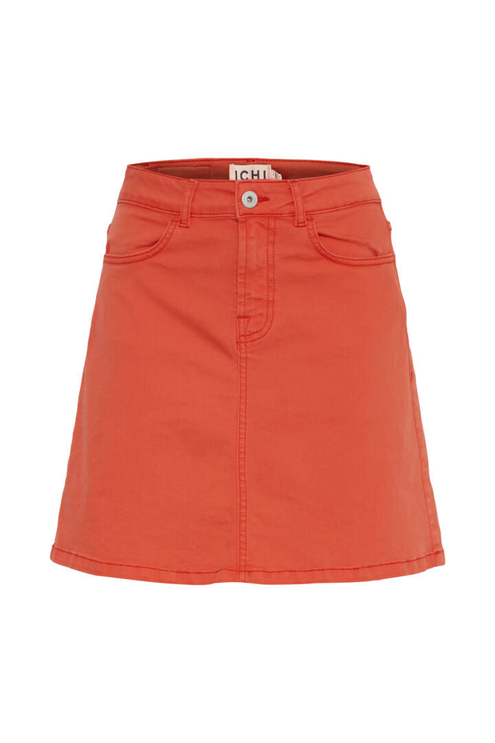 ICHI Mini Denim Skirt - Grenadine