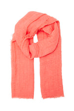 Load image into Gallery viewer, ICHI Spring Lightweight Scarf - Hot Coral

