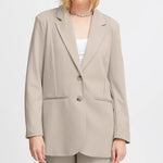 Load image into Gallery viewer, ICHI Kate Relaxed Fit Blazer - Doeskin
