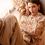 Load image into Gallery viewer, ATELIER RÊVE Cottage Floral Print Blouse - French Mood Flower
