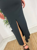 Load image into Gallery viewer, Viviana Sleeveless Full Length Dress - Black
