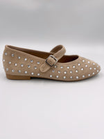 Load image into Gallery viewer, Faux Suede Diamonte Pump
