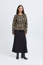 Load image into Gallery viewer, Ichi Animal Print Cardigan
