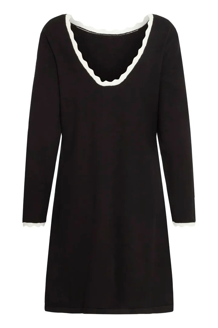 Ichi Shift Dress With Low Back