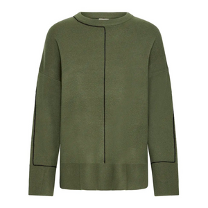 Ichi Jumper With Constrast Stitching