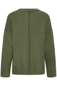 Ichi Jumper With Constrast Stitching
