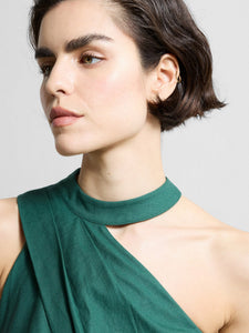 French Connection Aspen Linen Blend Halter Dress