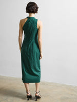 Load image into Gallery viewer, French Connection Aspen Linen Blend Halter Dress
