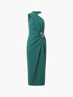 Load image into Gallery viewer, French Connection Aspen Linen Blend Halter Dress
