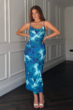 Load image into Gallery viewer, Naomi Floral Slip Midi Dress
