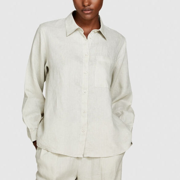 Sisley 100% Linen Shirt - Beige