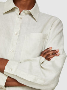 Sisley 100% Linen Shirt - Beige