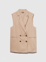 Load image into Gallery viewer, Sisley Double Breasted Vest - Beige
