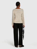 Load image into Gallery viewer, Sisley Ribbed Look Sweater - Beige
