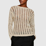 Load image into Gallery viewer, Sisley Ribbed Look Sweater - Beige
