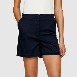 Sisley Stretch Cotton Shorts - Navy