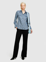 Load image into Gallery viewer, Sisley Printed Shirt - Blue
