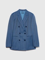 Load image into Gallery viewer, Sisley Striped Blazer - Blue
