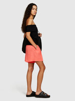 Load image into Gallery viewer, Sisley 100% Linen Shorts - Coral
