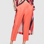 Load image into Gallery viewer, Sisley 100% Linen Tapered Trousers - Coral
