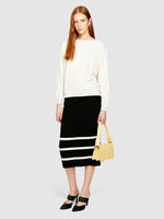 Load image into Gallery viewer, Sisley Boat Neck Sweater - Creamy White
