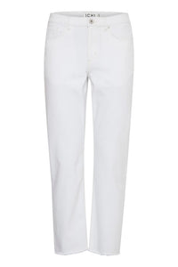 ICHI Raven Jeans - Bright White