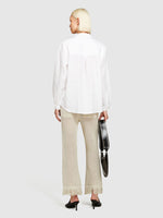 Load image into Gallery viewer, Sisley 100% Linen Shirt - White
