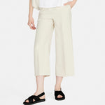 Load image into Gallery viewer, Sisley Cropped High-Waisted Trousers - Beige
