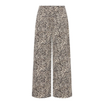 Load image into Gallery viewer, Ichi Zebra Wide Leg Trousers
