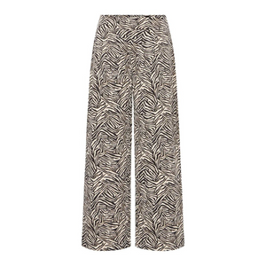 Ichi Zebra Wide Leg Trousers
