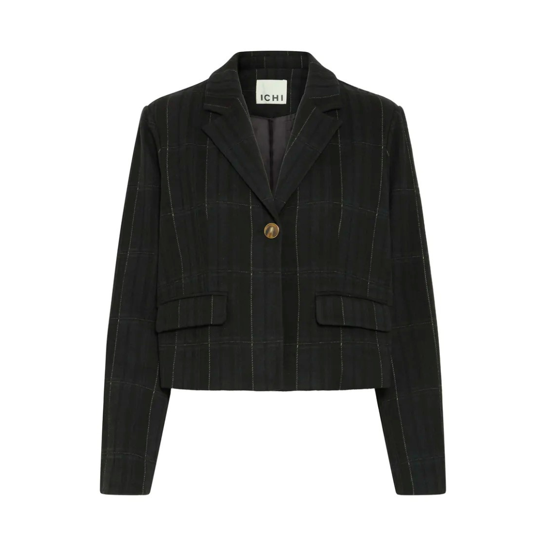 Ichi Tartan Blazer