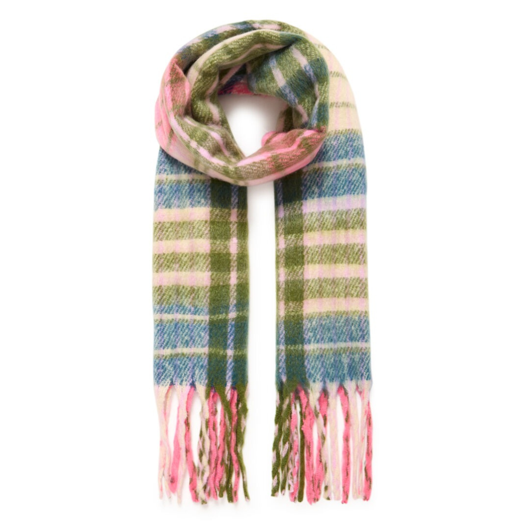 Ichi Fringe Knitted Scarf
