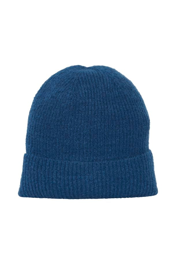 Joy Ribbed Beanie Hat - True Blue