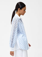 Load image into Gallery viewer, French Connection Galina Cotton Embroidered Shirt
