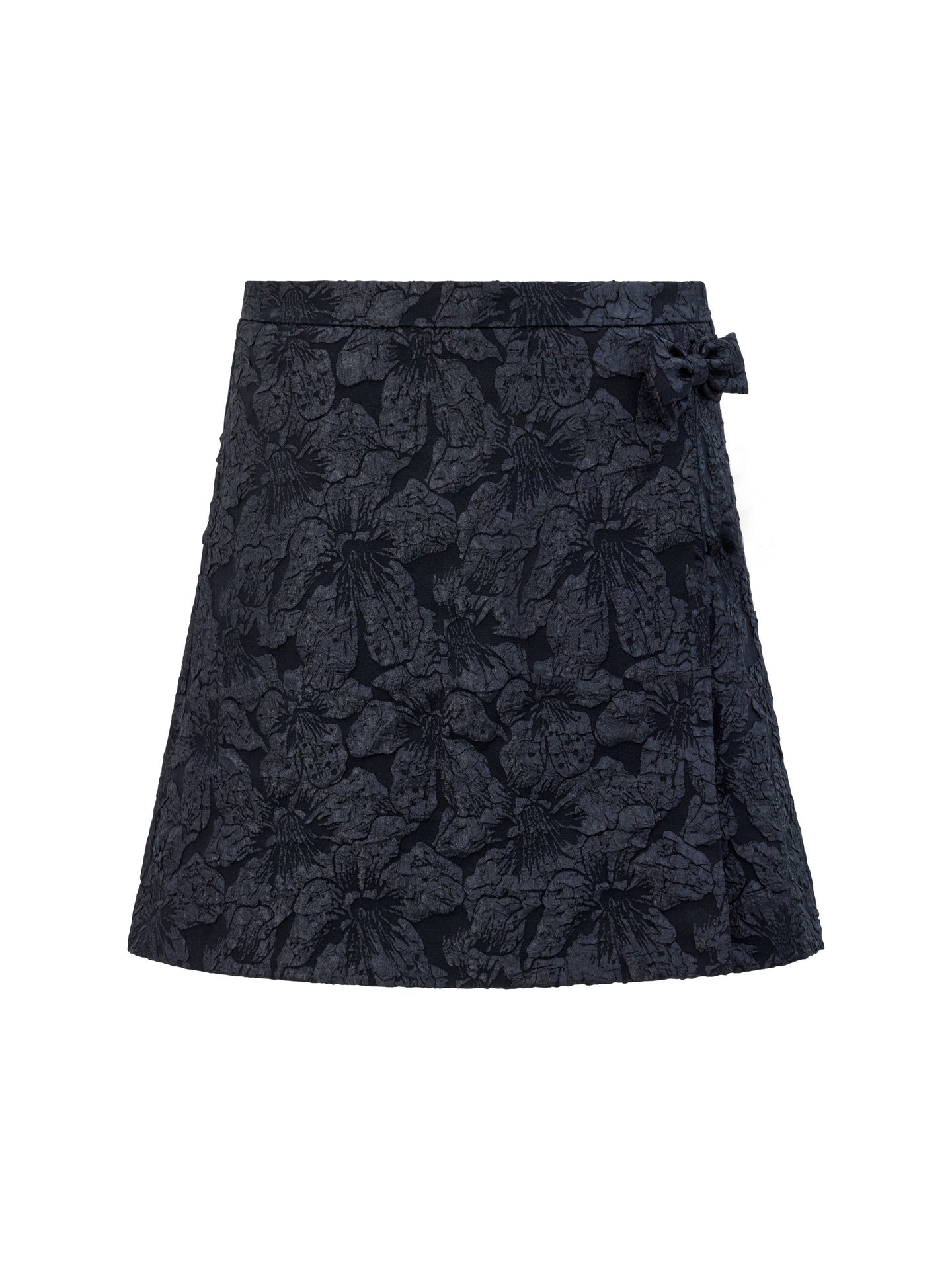 Sharon Jacquard Bow Mini Skirt