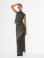 Load image into Gallery viewer, Tamy Lurex Plisse Sleeveless Top
