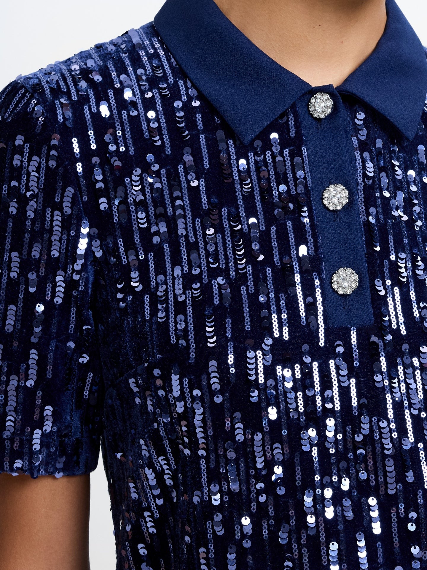 Trinny Velvet Sequin Dress