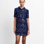 Load image into Gallery viewer, Trinny Velvet Sequin Dress
