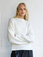 Load image into Gallery viewer, Mersai Pearl Embellished Jumper
